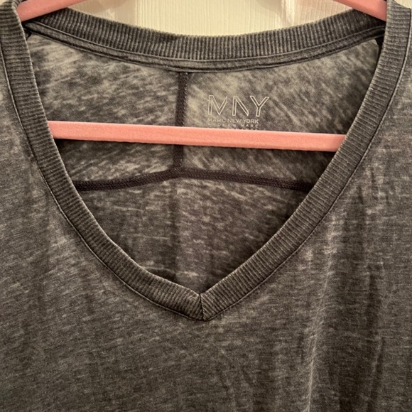 Marc New York Performance 1X NEW Long Sleeve Tunic Tee Black Gray - Picture 8 of 16